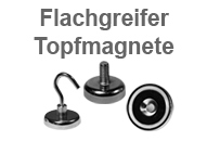 Neodym Flachgreifer und Topfmagnete