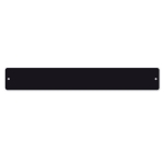 Magnetleiste element 35cm (schwarz) - inkl. 6 Neodym Magnete und Montagekit