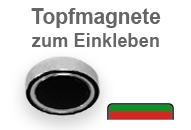 Flachgreifer-Topfmagnete zum Einkleben
